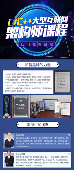 C/C++ Linux服務(wù)器開(kāi)發(fā)與后臺(tái)服務(wù)架構(gòu) 動(dòng)腦學(xué)院技術(shù)咨詢與技術(shù)服務(wù)詳解